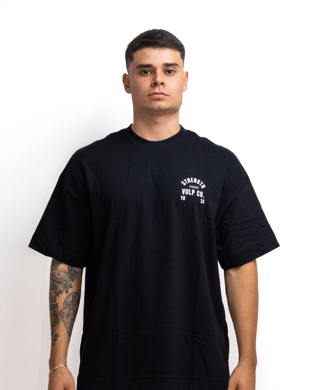 Camiseta Oversized Vulp Strength Preta