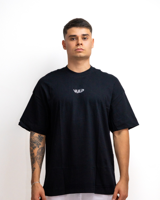 Camiseta Oversized Vulp Preto/Branco