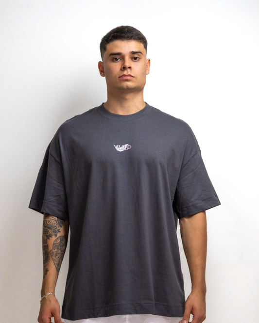 Camiseta Oversized Vulp Chumbo