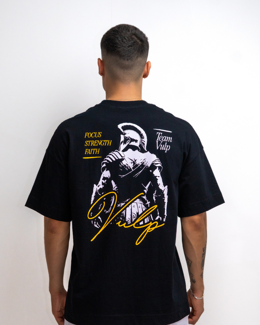 Camiseta Oversized Spartano Preta